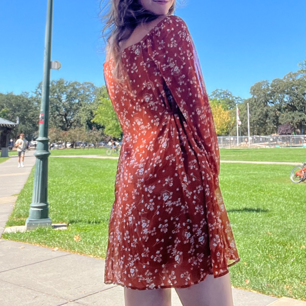 Orange Spring Dress